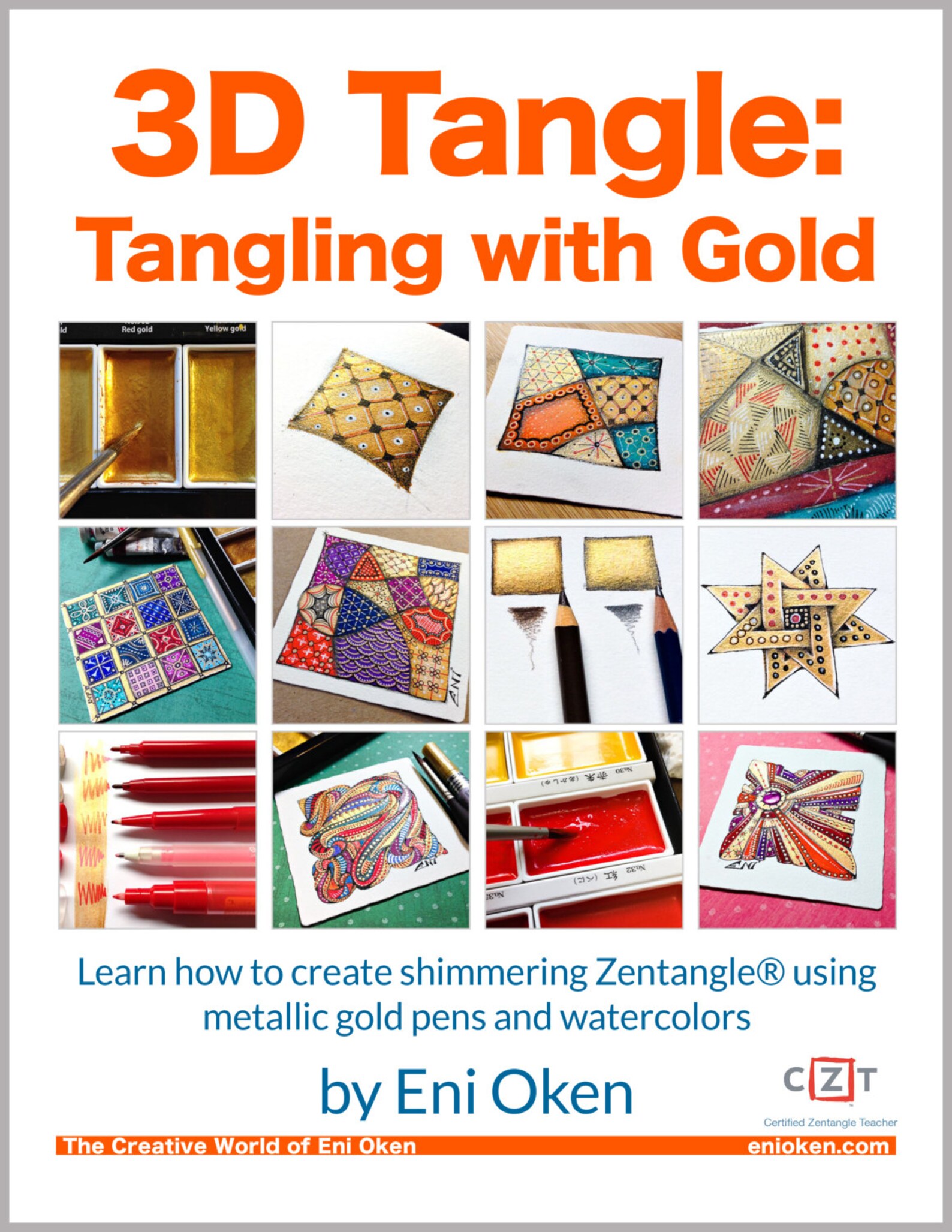 Tangle Pdf 3D Tangle Tangling With Gold - Download PDF Tutorial Ebook - Etsy