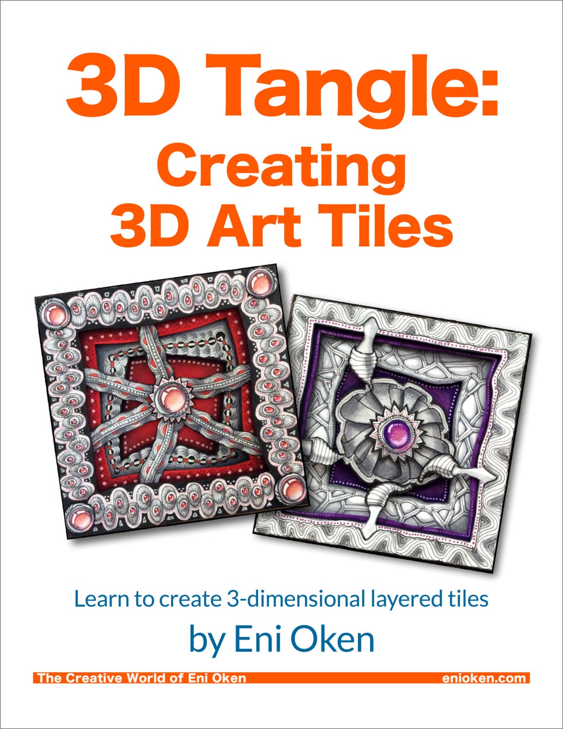 Square Tin for Standard & 3Z Size Zentangle Art Tiles 