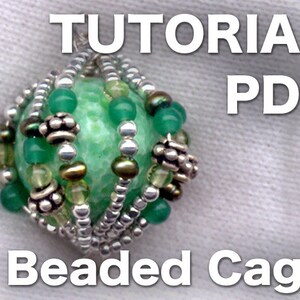 Beaded Caged Bead PDF Tutorial