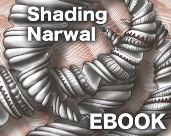 3D Zentangle: Shading Narwal PDF Ebook