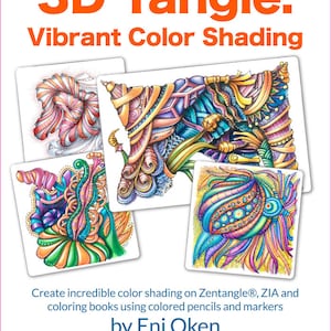 3D Tangle Vibrant Color Shading Download PDF Tutorial Ebook image 3