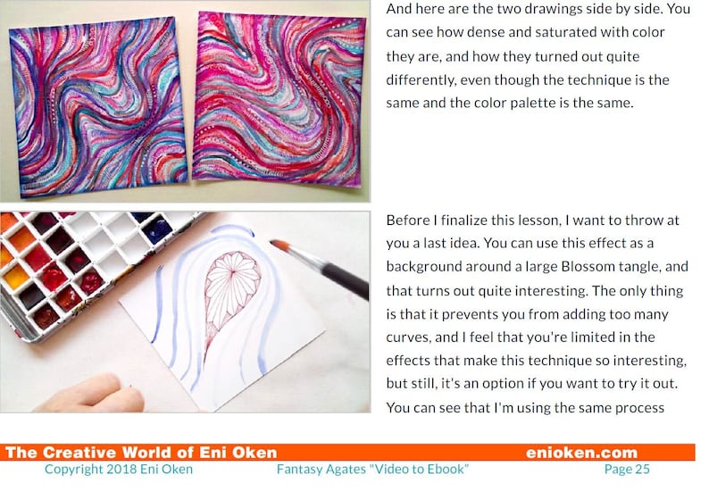 Fantasy Agates Video to Ebook Download PDF Tutorial Ebook image 5