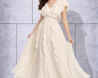 Stone mousseline jurk met bandje - 100% katoenen zomerzonnejurk