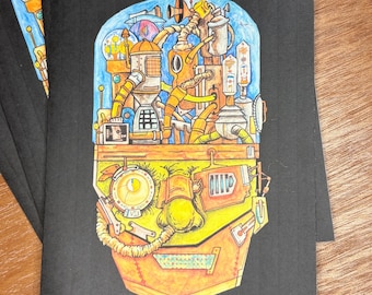 Si Fy Note Cards, blank inside, white envelopes, set of 4