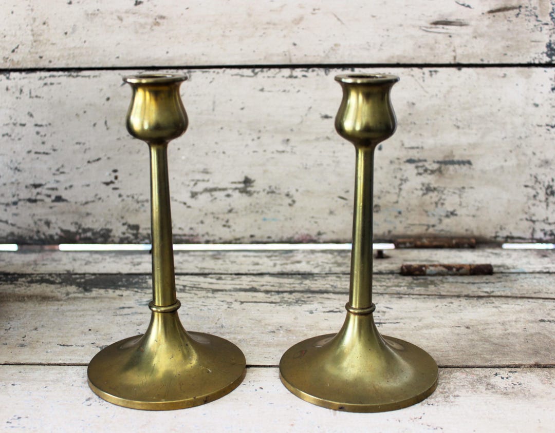Solid Brass Candle Holders