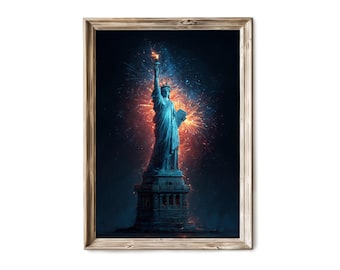 Arte Patriótica da Estátua da Liberdade 143