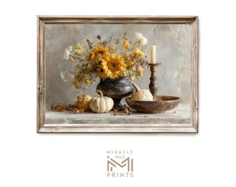 Rustic Fall Harvest Still Life Wall Art H 476