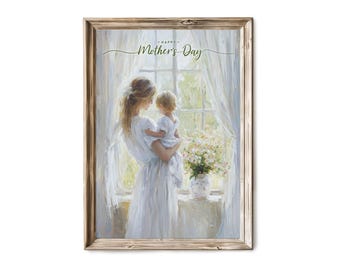 Cadeau d'art mural pour chambre d'enfant et mère