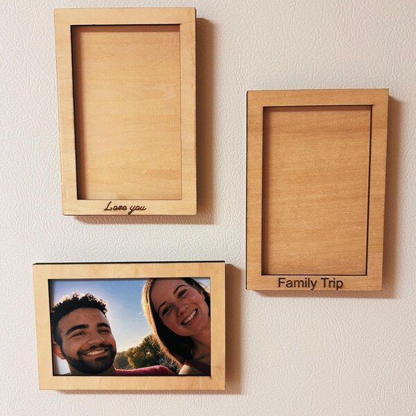 thumbnail image 2 of HOB24 Magnetic Fridge Photo Frame – Clear Acrylic Picture Holder (Small, Rectangle) 2 of 5