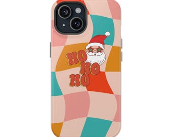 Whimsical Santa Phone Case - Festive Holiday Protection, Christmas Gift, Cute and Durable, Joyful Design for All Ages, Ho Ho Ho!