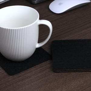 Square Felt Coasters Set , Set of 4