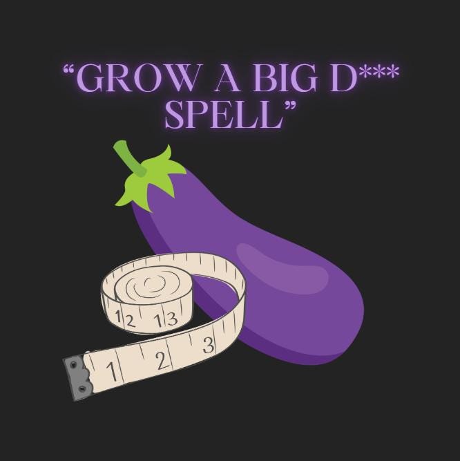 Grow a BIG D*** Spell - Fast Results - Physical Enhancer - Confidence Booster