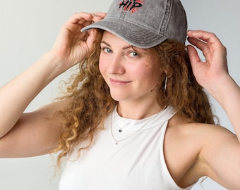 Hip Hip Vintage Cap | Streunende Kinderzeremonie inspiriert gestickter Hut | Von SKZ Fan erstellte Baseballkappe zum Sammeln & Geschenk für AUFENTHALTE