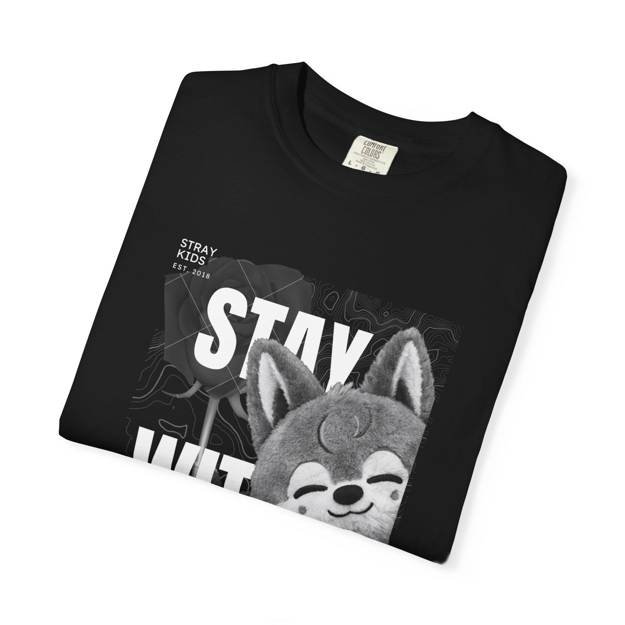 Stay Merch Wolf Chan Stray Kids Comfort Colors Shirt Stay With Stray Graphic Tee ...