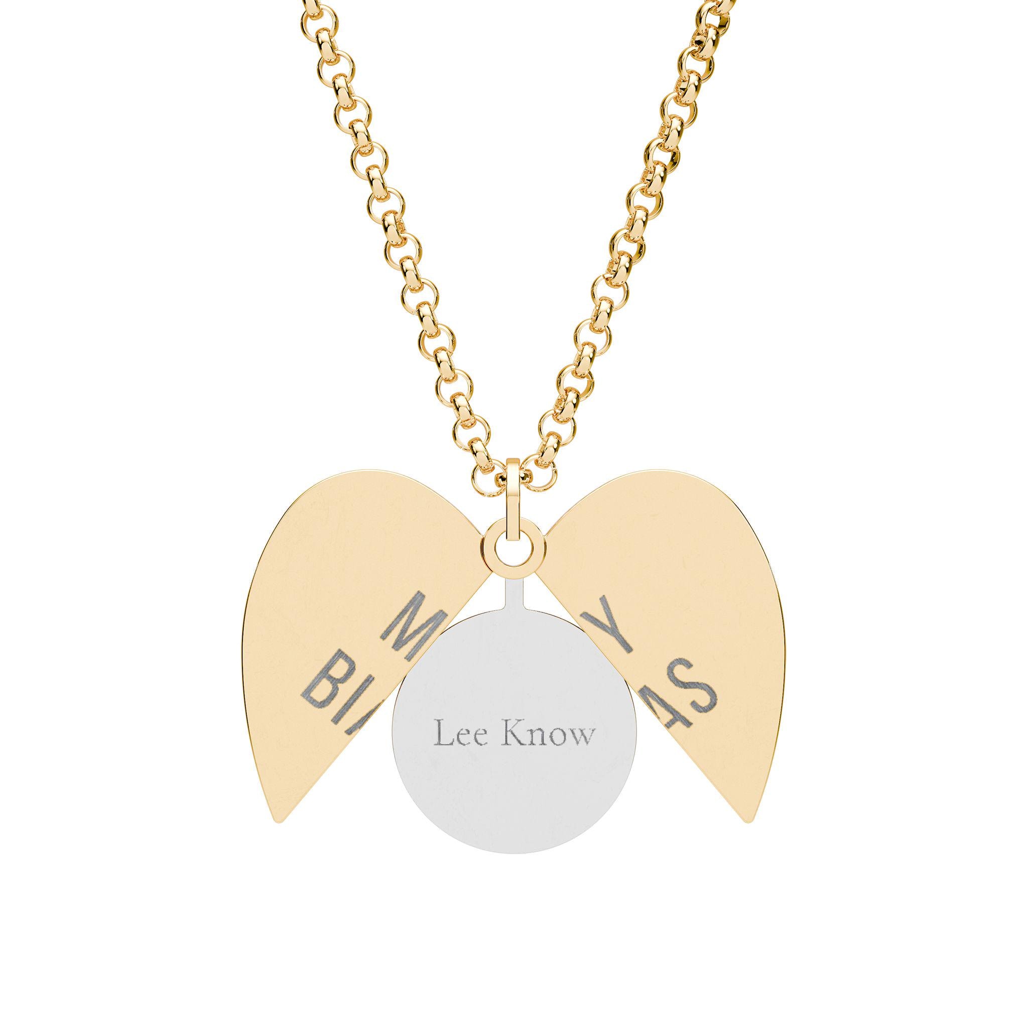 Lee Know Hidden Message Necklace Stray Kids STAY Gift, My Bias