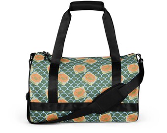 Scorpio Zodiac Tote Bag | Astrology Print with Fish-Scale Pattern and Hidden Constellation | Mystical Everyday & Travel Bag