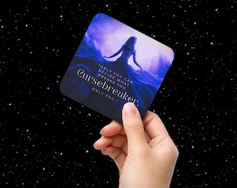 Sarah J Maas Zitat Korkuntersetzer: Fantasy Buch Liebhaber Geschenk