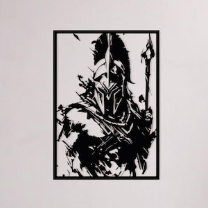 Roman, Warrior Wooden wall decor, Wooden wall art, Wall decor, Wall art, Home decor, Living room decor, Rome, Ancient Rome, Knight, Warrior