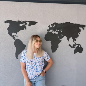 Carte du monde, carte du monde, décoration murale en bois, carte du monde, art mural en bois, carte du monde, décoration murale, art mural, décoration de la maison et décoration de salon