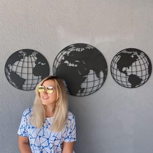 Carte du monde, carte du monde, décoration murale en bois, carte du monde, art mural en bois, carte du monde, décoration murale, art mural, décoration de la maison et décoration de salon