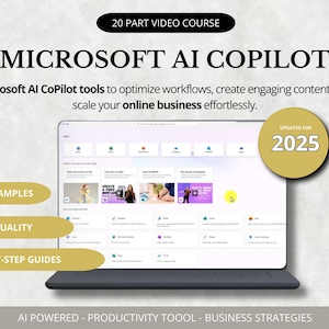 Master Microsoft AI CoPilot 2025 | AI Tools for Business Growth, Productivity & Content Creation - Marketing Bundle