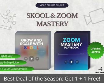 Grow and Scale with Skool: Master Community Building, Live Events & Integrations | 21 Video Tutorials for Solopreneurs | Digital Course