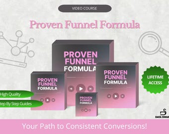Proven Funnel Formula Sales Funnel Course | Digital Marketing & Automation Training | Lead Generation  Conversions Video