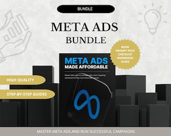 Meta Ads Made Erschwingliches Bundle: Master Facebook & Instagram Ads – Budgetierung,Targeting-Optimierung für echte Ergebnisse, Marketing-Bundle