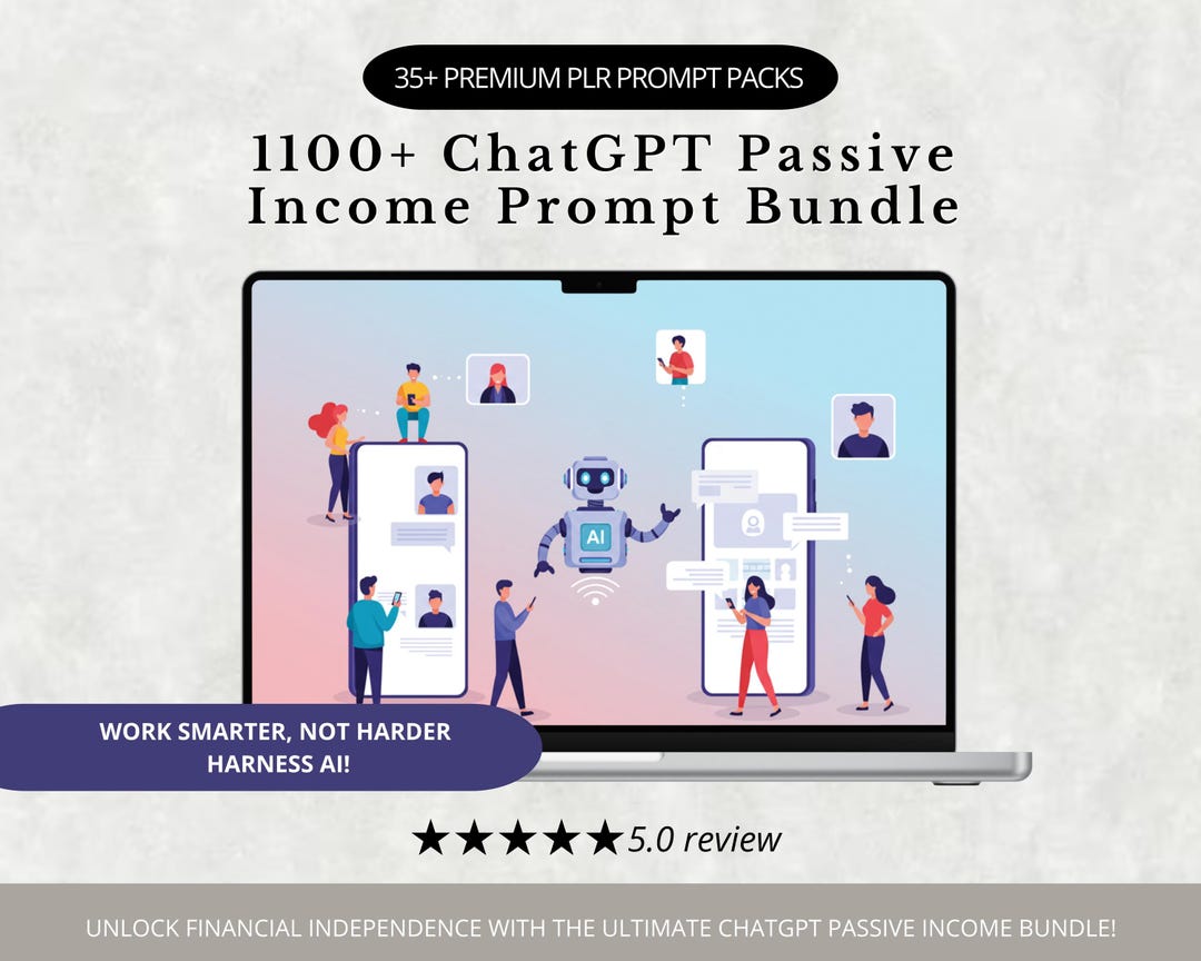 1100+ Chatgpt Passive Income Prompts & Step-by-step AI Guides – Plr Ai ...