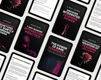 Psicología Femenina Oscura: El Arte del Poder, el Misterio y la Influencia / Energía Femenina, Integración con la Sombra, Atracción - Estrategia Social