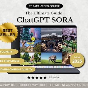 Master ChatGPT Sora: 20-Part Video Course Marketing Video – Boost Productivity and Create Engaging Content