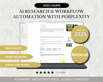 Master Master AI Research & Workflow Automation Video Course (Resell Rights)