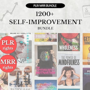 Best PLR Courses 1200+Video Course Bundle for Self-improvement, Commercial Use, Educational Course, Resell Rights, PLR Bundle, MRR Ebook