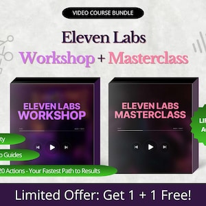 Eleven Labs AI-röstworkshop | Bemästra naturligt klingande tal och voiceovers (kurs i 20 delar)