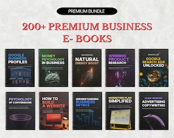 200+ Business Ebook Bundle | Marketing Bundle | Digital Business Courses, Marketing Courses, Dropshipping Courses