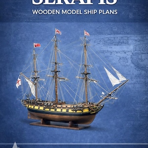 Serapis Wooden Ship Model Plans, 1:60 Scale (Instant Download)