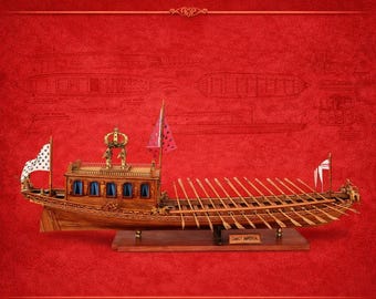 Le Canot Imperial Wooden Ship Model Plans, 1:60 Scale (Digital Download)