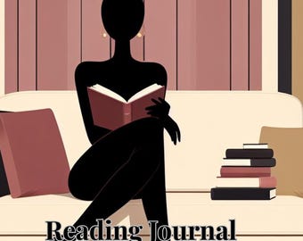 Reading Tracker Journal-Silhouette Woman