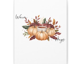 Warm Hugs Wall Art Stretched Canvas