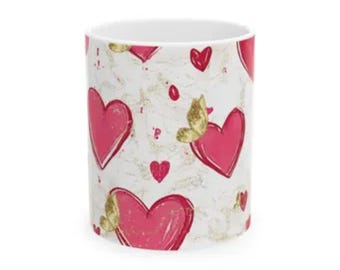 Hearts & Butterflies 11 oz Mug