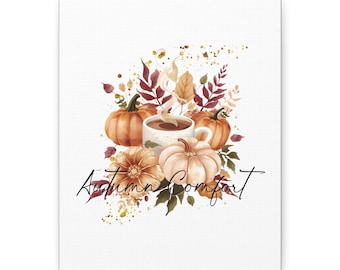 Autumn Comfort Wall Art Stretched Canvas