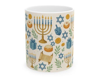 Hanukkah 11 oz Ceramic Mug