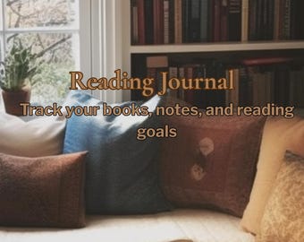 Reading Tracker Journal-Reading Nook