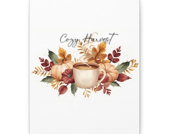 Cozy Harvest Wall Art Stretched Canva
