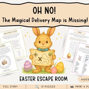 Path to Easter Escape Room Game: Printable Puzzle Adventure (Ages 9+)