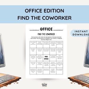 Coworker Bingo: Office Team Building Icebreaker (PDF Download)
