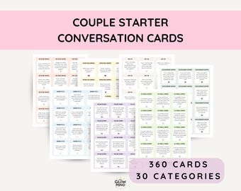 Date Night Conversation Starter Cards  Printable Game (PDF) - Etsy