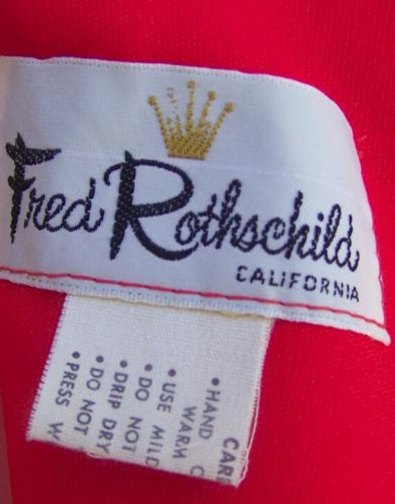 Vintage 1960s/1970s Fred Rothschild California Tangerine  display picture 1
