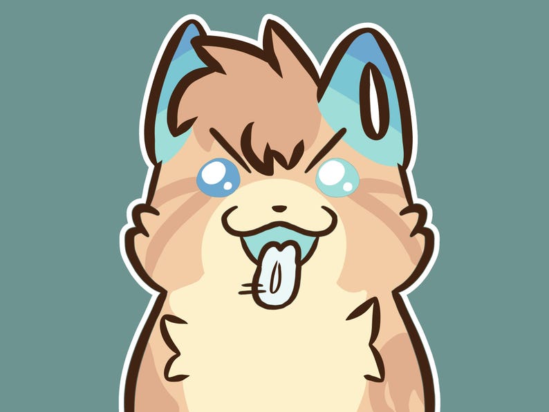 Base de arte personalizada para meme Chibi Furry EEEEEEH: Comisión digital (Descarga digital) imagen 4