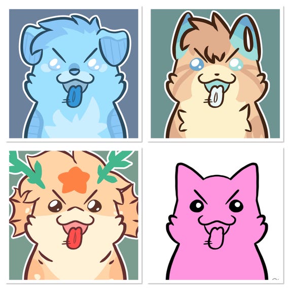 Custom EEEEEEH Chibi Furry OC meme Art Base Fill: Digital Commission (Digital Download)